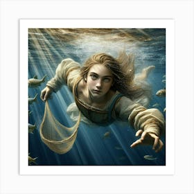 Mermaid 10 Art Print