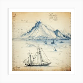 探検の航海 Voyage Of Exploration (VII) Art Print