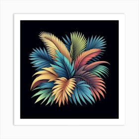 Tropical Leaves Art Print