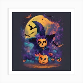 Halloween Pumpkins 13 Art Print