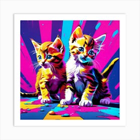 Two Kittens Art Print