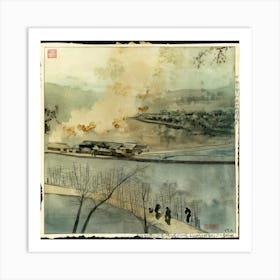 冬の余韻 Echoes Of Winter Art Print