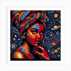 Halithia Celestial Portrait Art Print