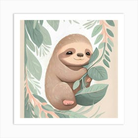 Sloth 2 Art Print