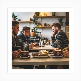 Cozy coffee shop vibes 2 Art Print