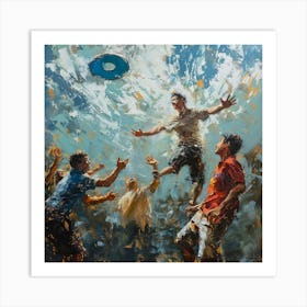 Frisbee 2 Art Print