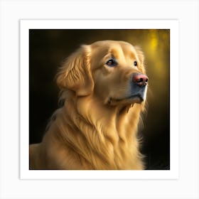 Golden Retriever Art Print