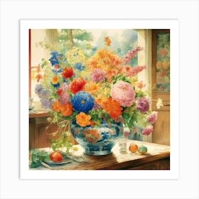 Flowers In A Vase 2 Art Print