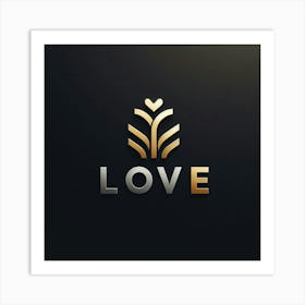 Love Logo Design Art Print