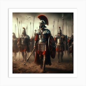 Spartan Warriors Art Print