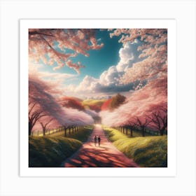 Cherry Blossoms 3 Art Print