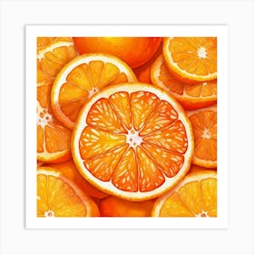 Oranges Art Print