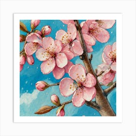 Cherry Blossoms 4 Art Print