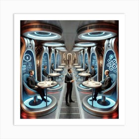 Private Dining Pods Art Print