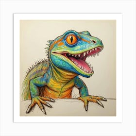 Lizard 27 Art Print