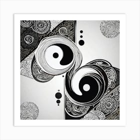 Yin Yang 47 Art Print