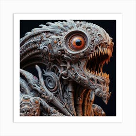 Alien Creature Art Print