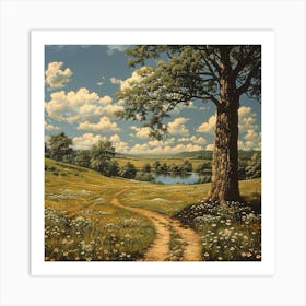 Path To The Lake Art Print