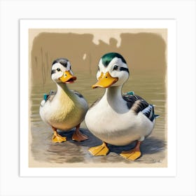 Ducks 26 Art Print