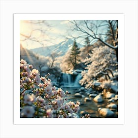 Snowy Landscape 1 Art Print