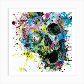 Skull Painting 20 Art Print