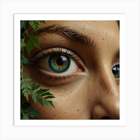 Eyes Of A Woman Art Print