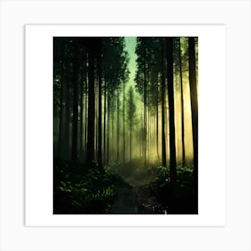 Forest Path Art Print