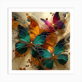 Butterflies Art Print