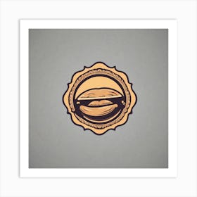 Vintage Logo Design Art Print