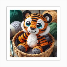 Amigurumi, Tiger 3 Art Print