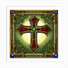 KNIGHTS TEMPLAR NOLANS CROSS Art Print