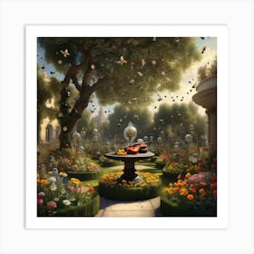 Bee Garden Art Print