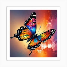 Butterfly Painting 150 Art Print