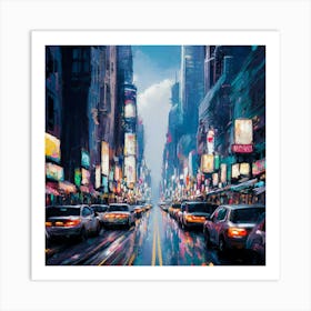 Times Square Art Print