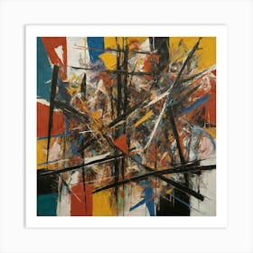 Neo Abstract Expressionism Art Print