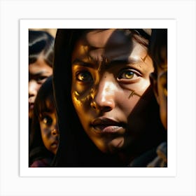 Nepali Children Art Print