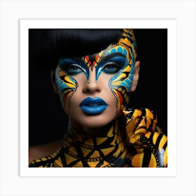 Tiger Woman Art Print