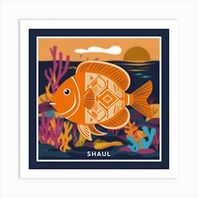 A Vivid And Vibrant Illustration Of A Fish Named S Dmcvbjnrrhemqrymka1rog Dq8hzmsqu 5iwq Art Print