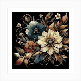 Floral Painting 1 Art Print