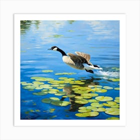 Canadian Geese 36 Art Print