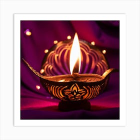 Diwali Lights Art Print