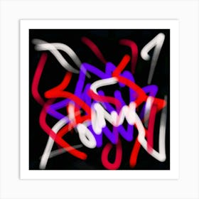 Neon Art Art Print