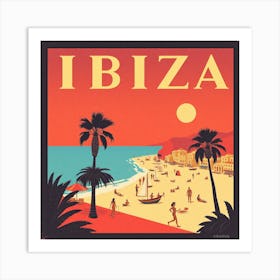 Ibiza Art Print