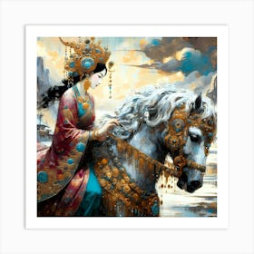 Exotic Beauty Artwork 101 Art Print