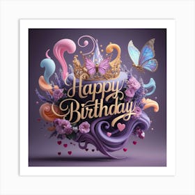 Happy Birthday Art Print