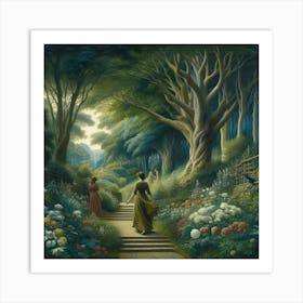 'The Garden Path' Art Print