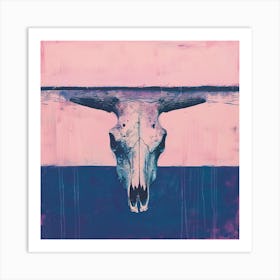 Bull Skull Art Print