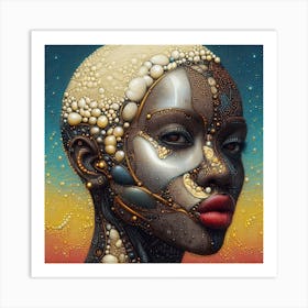 Futuristic Woman 27 Art Print