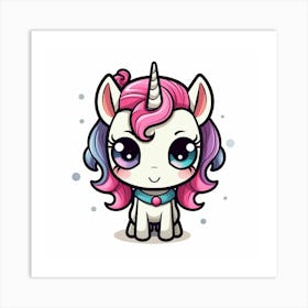 Cute Unicorn 57 Art Print