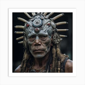 Indian Headdress 1 Art Print